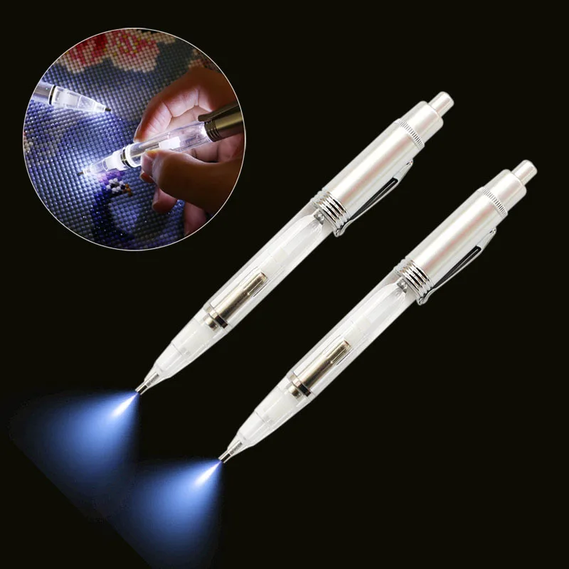 DIY Diamond Painting Pen Stift Led Lighting Point Drill Pen Stylo Peinture Diamant Boligrafo Diamond Painting Accessories Tools
DIY Diamond Painting Pen Stift Led Lighting Point Drill Pen Stylo Peinture Diamant Boligrafo Diamond Painting Accessories Tools