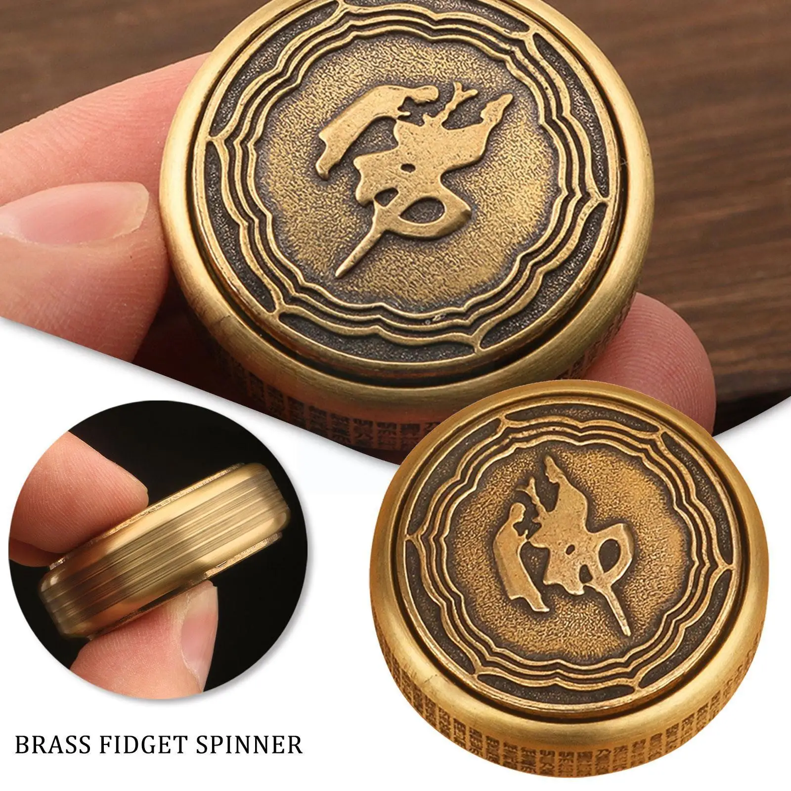 Buddhist Zen Brass Fidget Spinner Buddha Sutra Carved Toys Anxiety Relief Toys Fidget Metal Children Adult Spinner Anti-str N4L1 
Buddhist Zen Brass Fidget Spinner Buddha Sutra Carved Toys Anxiety Relief Toys Fidget Metal Children Adult Spinner Anti-str N4L1