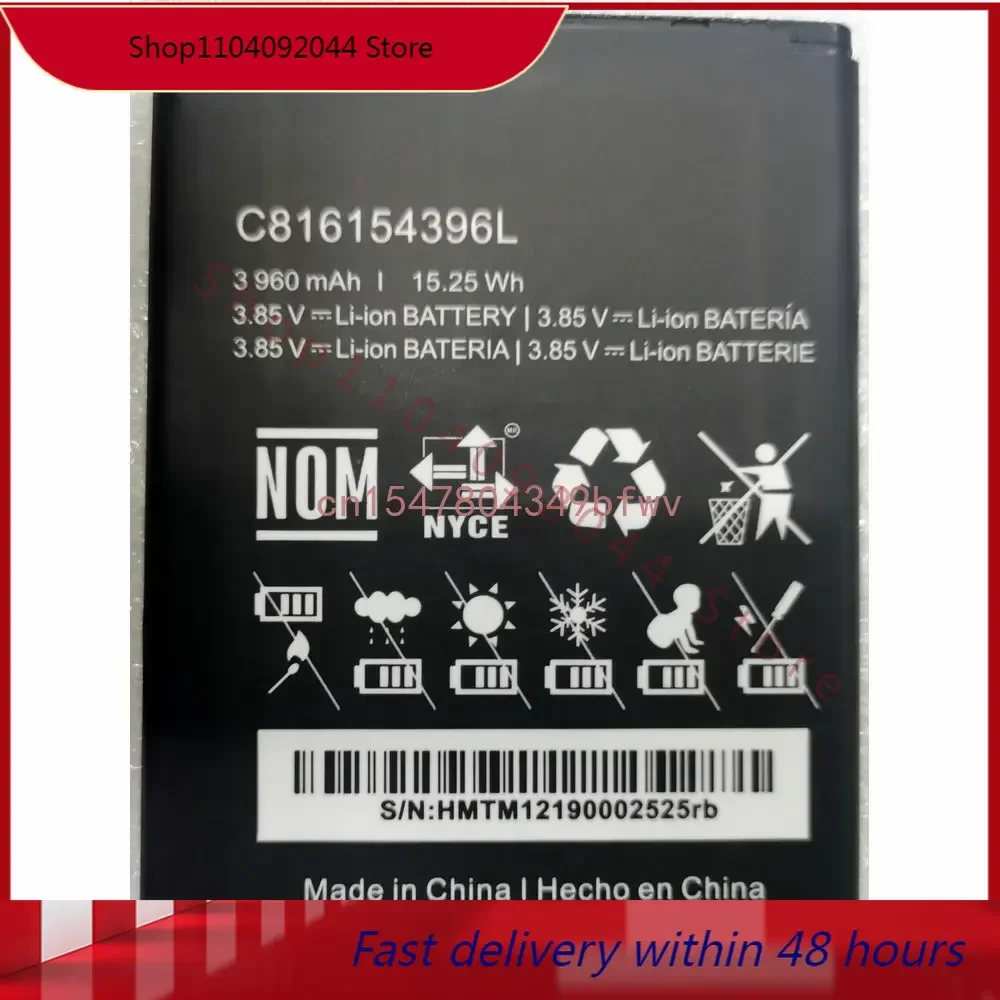 3 85 V 3960mAh 15.25Wh BLU C816154396L запасная батарея для мобильного телефона