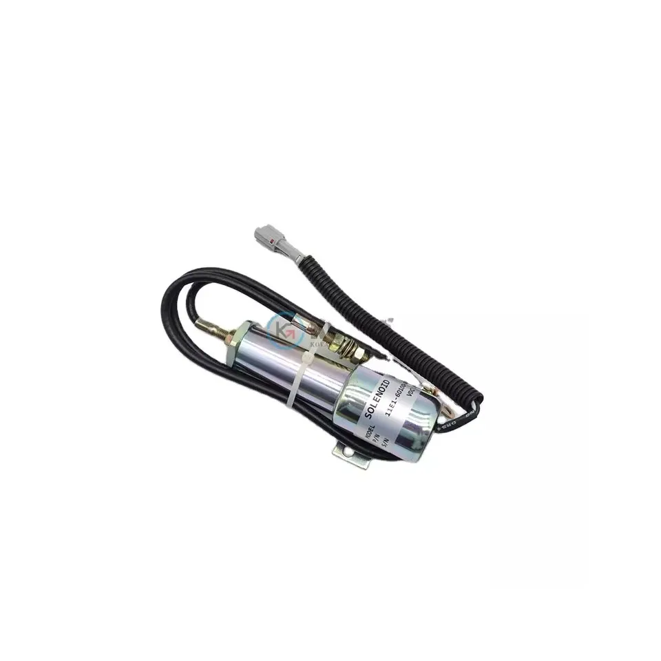 Excellent 11E1-60100 24V Diesel Fuel Shut off Solenoid Valve suitable R210-5 DH220-5 Flameout Switch Excavator Electric Parts
Excellent 11E1-60100 24V Diesel Fuel Shut off Solenoid Valve suitable R210-5 DH220-5 Flameout Switch Excavator Electric Parts