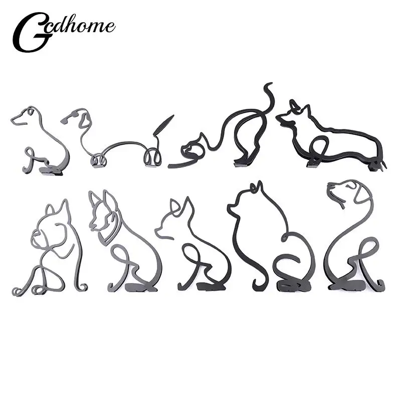 Fashion Dogs Abstract Line Modern Minimalist Art Iron Ornaments Home Decoration Living Room Wall Decoration French Bulldog
Fashion Dogs Abstract Line Modern Minimalist Art Iron Ornaments Home Decoration Living Room Wall Decoration French Bulldog