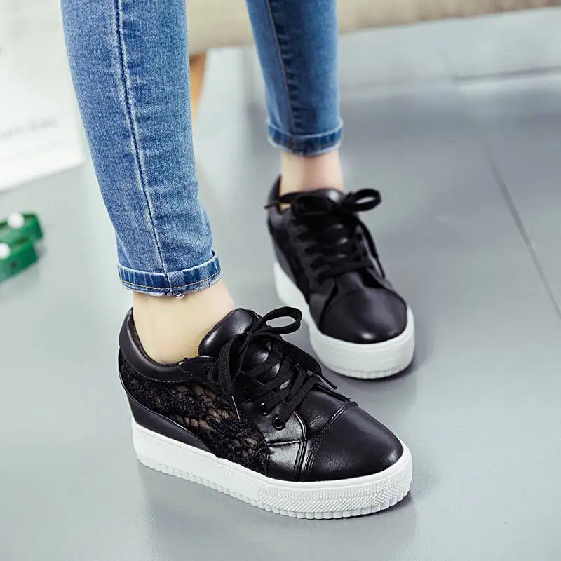New Small White Shoes Breathable Mesh Sneakers Wedge Heel Platform Platform Single Shoes Women's Casual Shoes Sneakers Women
New Small White Shoes Breathable Mesh Sneakers Wedge Heel Platform Platform Single Shoes Women's Casual Shoes Sneakers Women