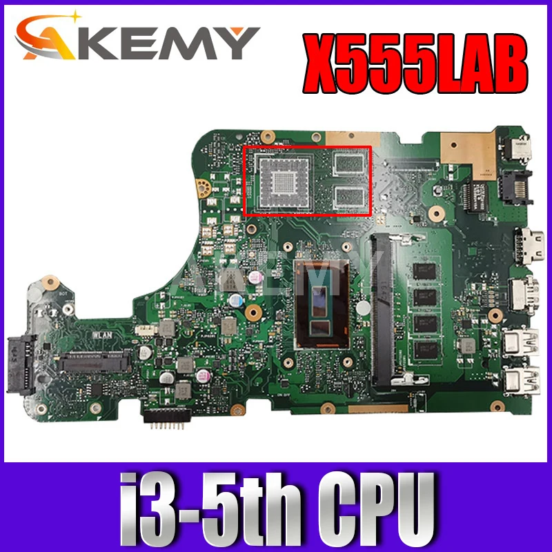 Akemy Новинка! Материнская плата X555LAB Материнская плата Asus X555LA X555LAB для ноутбука с процессором i3-5, 4 Гб ОЗУ DDR3L
Akemy Новинка! Материнская плата X555LAB Материнская плата Asus X555LA X555LAB для ноутбука с процессором i3-5, 4 Гб ОЗУ DDR3L