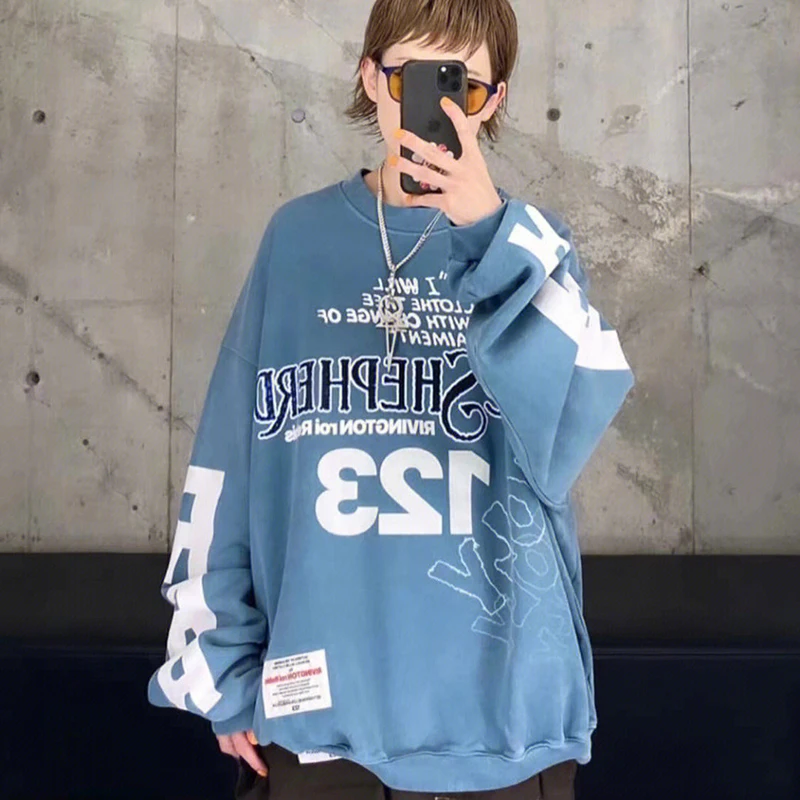 007 Factory RRR-123 The Shepherd Holy Club Crew Neck letter print cotton oversize men's and women's round neck pullover
007 Factory RRR-123 The Shepherd Holy Club Crew Neck letter print cotton oversize men's and women's round neck pullover