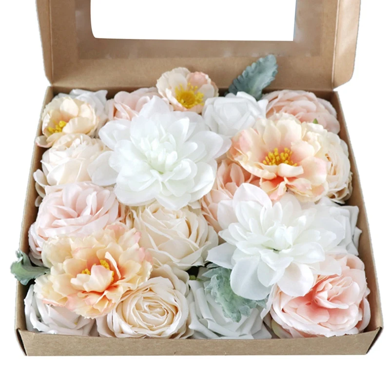 Artificial Rose Flowers Combo Box For Wedding Bouquets Bridal Shower Centerpieces Party Arrangements Home Decorations
Artificial Rose Flowers Combo Box For Wedding Bouquets Bridal Shower Centerpieces Party Arrangements Home Decorations