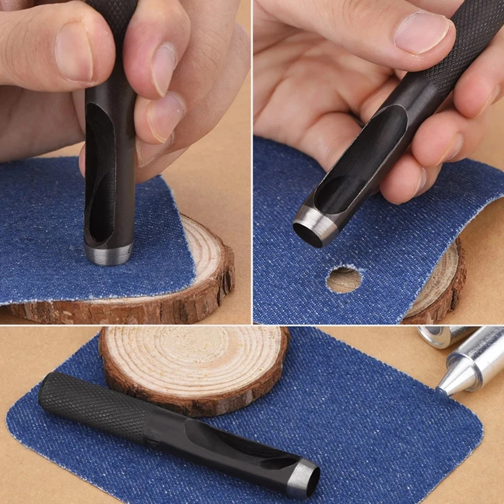 12Pc 1-10mm Round Carbon Steel Leather Craft Hole Punch Puncher Watch Belt Band Hand Tool Round Punch Kit Belt Punch Set
12Pc 1-10mm Round Carbon Steel Leather Craft Hole Punch Puncher Watch Belt Band Hand Tool Round Punch Kit Belt Punch Set