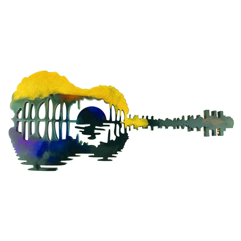 Living Room Guitar Wall Hanging Decoration Silicone Mould DIY Guitar Pendant Crystal Epoxy Resin Mold
Living Room Guitar Wall Hanging Decoration Silicone Mould DIY Guitar Pendant Crystal Epoxy Resin Mold