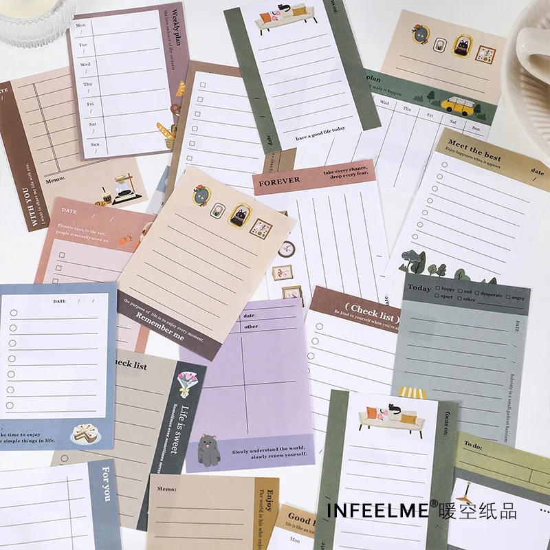 Todolist Notepad Daily Schedule Checklist Timetable Diary No-Sticky Planner Memo Students Stationery Office School Supplies
Todolist Notepad Daily Schedule Checklist Timetable Diary No-Sticky Planner Memo Students Stationery Office School Supplies