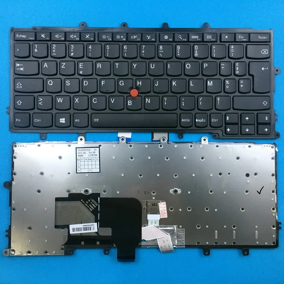 French Laptop Keyboard For Lenovo Thinkpad X240 X240S X250 X260 Series (For Win8,With Point Compatible with X270) Azerty FR
French Laptop Keyboard For Lenovo Thinkpad X240 X240S X250 X260 Series (For Win8,With Point Compatible with X270) Azerty FR