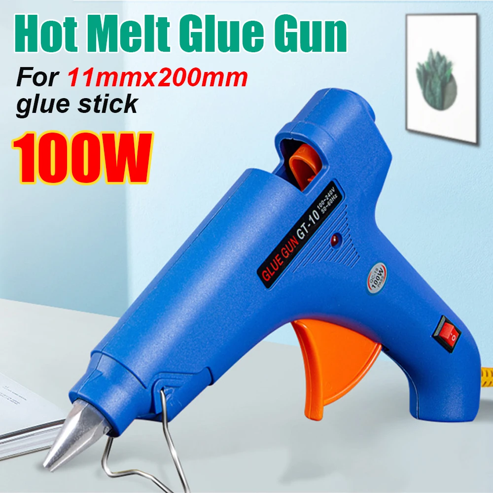 100W Hot Melt Glue Gun For 11mm Glue Sticks Mini Industrial Household Heat Electric Hot Gun For Car Dent Removal DIY Repair Tool
100W Hot Melt Glue Gun For 11mm Glue Sticks Mini Industrial Household Heat Electric Hot Gun For Car Dent Removal DIY Repair Tool