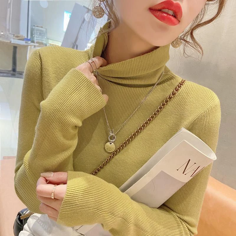 Autumn Winter Basic Turtleneck Sweaters Women 2023 Simple Long Sleeve Bottoming Sweater Woman All Match Solid Color Knitwear
Autumn Winter Basic Turtleneck Sweaters Women 2023 Simple Long Sleeve Bottoming Sweater Woman All Match Solid Color Knitwear