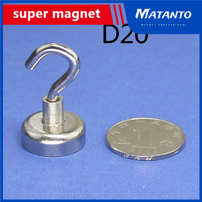 1/3/5Pcs D20 Magnetic Hanging Hooks Strong Magnet N35 Neodymium Strong Rare Earth magnet Hanger for Home Kitchen Wall Hook
1/3/5Pcs D20 Magnetic Hanging Hooks Strong Magnet N35 Neodymium Strong Rare Earth magnet Hanger for Home Kitchen Wall Hook