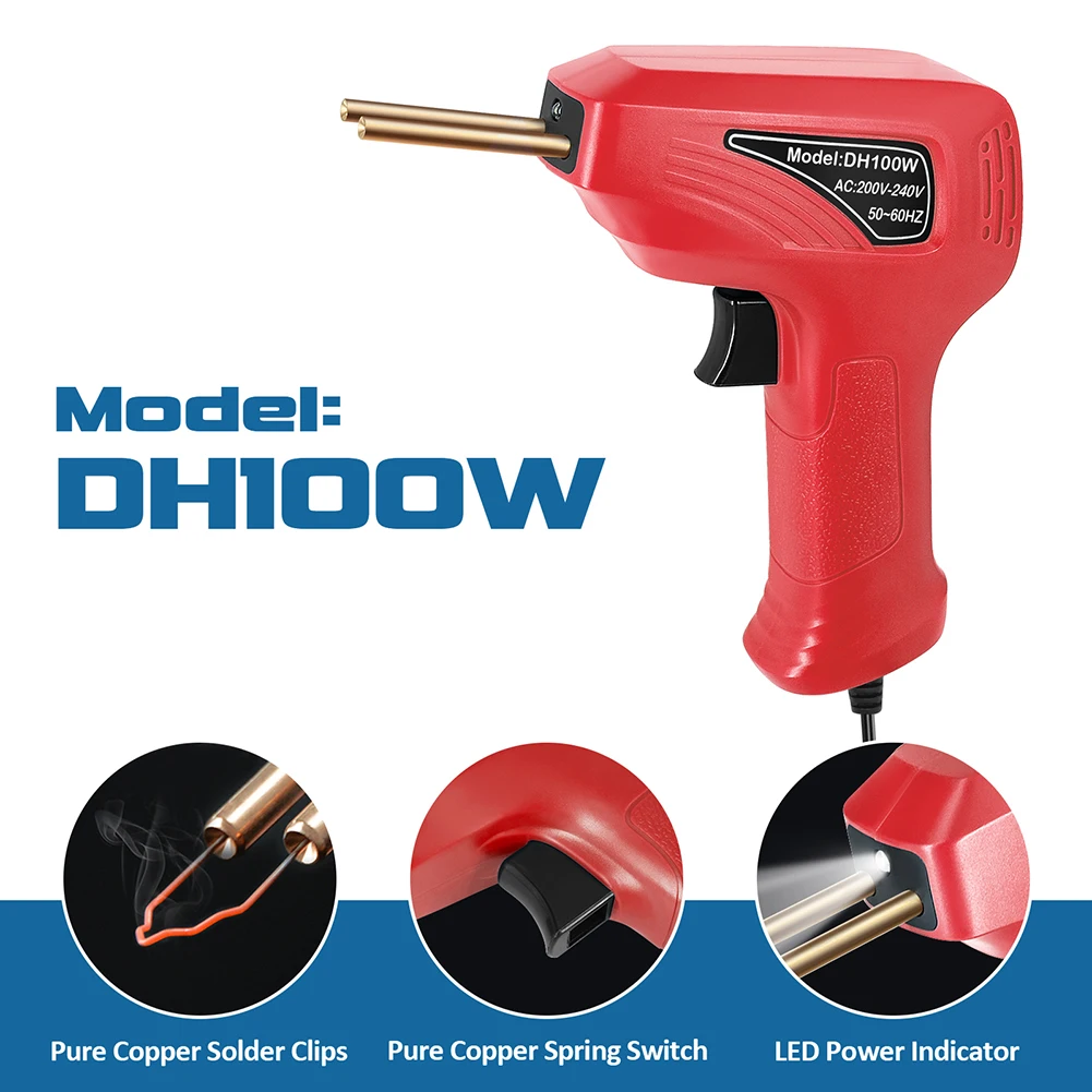 Plastic Welding Machine 0-100W Soldering Iron Staples with 200 Welding Nails Welding Equipment Soldering for Plastics Repair
Plastic Welding Machine 0-100W Soldering Iron Staples with 200 Welding Nails Welding Equipment Soldering for Plastics Repair