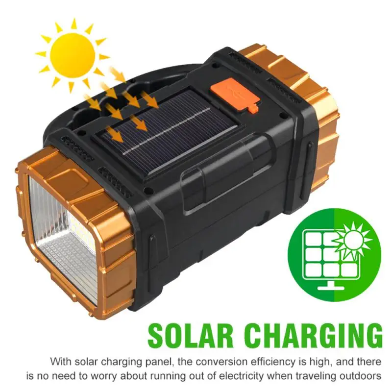 Emergency Light Portable Solar Rechargeable Waterproof Large Capacity For Power Failure Outdoor Activities Searchlight
Emergency Light Portable Solar Rechargeable Waterproof Large Capacity For Power Failure Outdoor Activities Searchlight