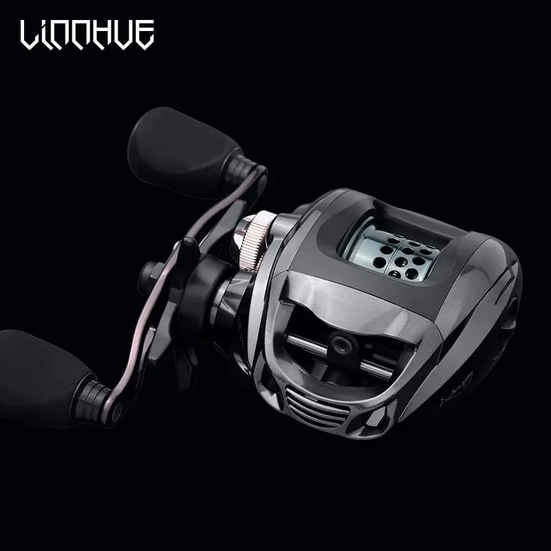 LINNHUE WB1000Baitcasting Reel Shallow Spool 6.3:1 High Speend Right Left Hand 5.5KG Max Drag Saltwater Fishing Reel
LINNHUE WB1000Baitcasting Reel Shallow Spool 6.3:1 High Speend Right Left Hand 5.5KG Max Drag Saltwater Fishing Reel
