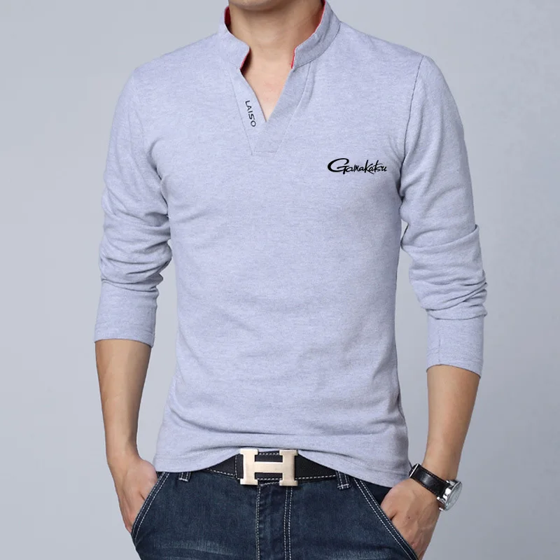 Fishing suit Gamakatsu Spring and autumn Mountaineering suit Fashion High collar Pure cotton Casual item Long sleeve Polo shirt
Fishing suit Gamakatsu Spring and autumn Mountaineering suit Fashion High collar Pure cotton Casual item Long sleeve Polo shirt