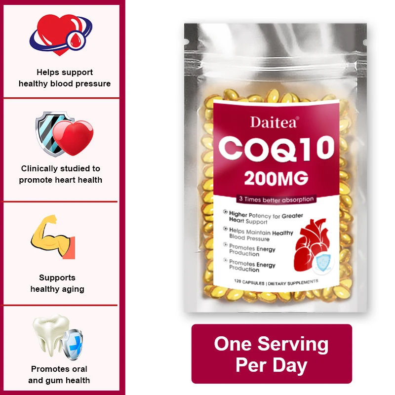 Coenzyme Q10 Supports The Health of The Heart and Blood Vessels, Protects The Skin,prevents Dry Skin,Provides Energy Metabolism
Coenzyme Q10 Supports The Health of The Heart and Blood Vessels, Protects The Skin,prevents Dry Skin,Provides Energy Metabolism
