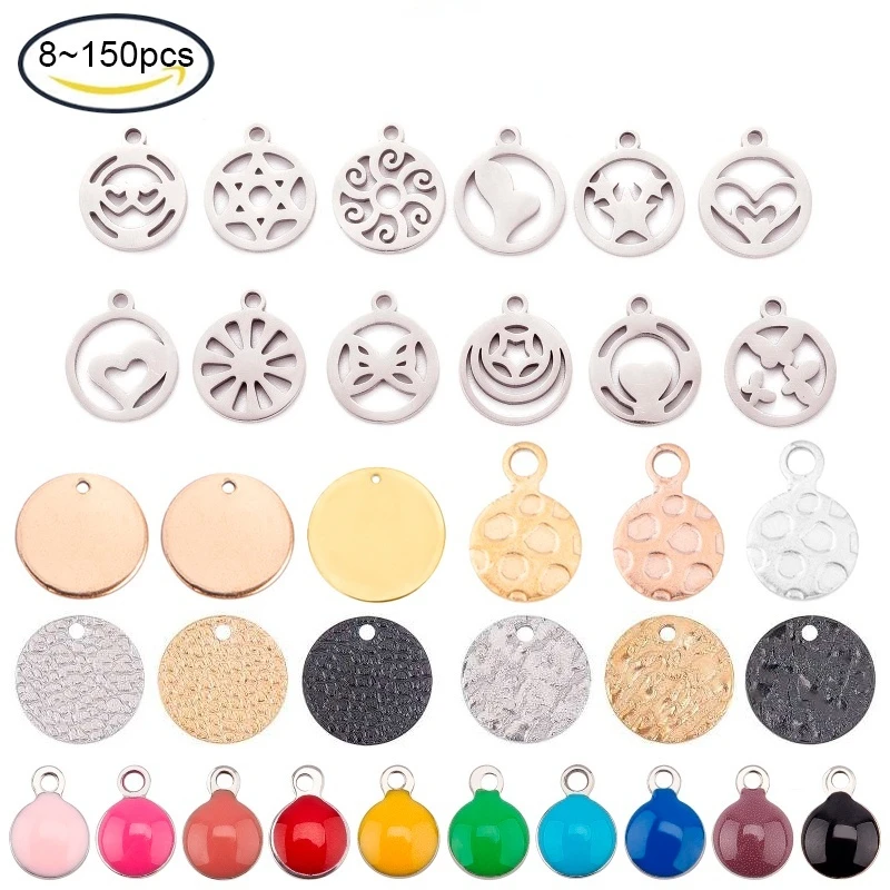 30-50PCS 10x1mm 15x1mm Stainless Steel Charms Flat Round Stamping Blank Tags Golden Smooth Surface Jewelry making DIY 
30-50PCS 10x1mm 15x1mm Stainless Steel Charms Flat Round Stamping Blank Tags Golden Smooth Surface Jewelry making DIY