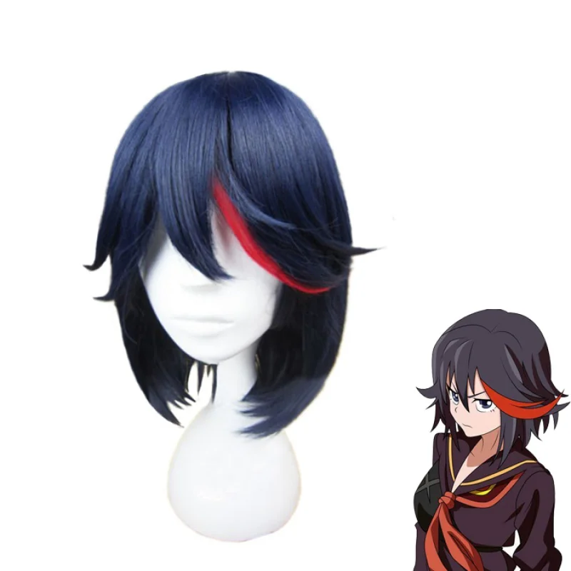 Matoi Ryuko Cosplay Wig for Women Short Blue With Red Anime KILL la KILL Heat Resistant Hair Wig Cap Halloween Carnival Props
Matoi Ryuko Cosplay Wig for Women Short Blue With Red Anime KILL la KILL Heat Resistant Hair Wig Cap Halloween Carnival Props