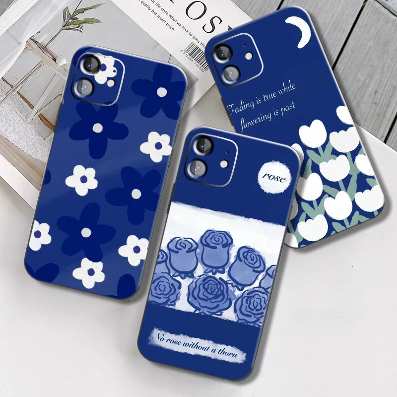Fashion Blue Flowers Phone Case For iPhone 7 8 Plus SE 2020 6 6S 13 Pro Max 12 Mini 11 X XS XR Soft Silicone Shockproof Cover
Fashion Blue Flowers Phone Case For iPhone 7 8 Plus SE 2020 6 6S 13 Pro Max 12 Mini 11 X XS XR Soft Silicone Shockproof Cover