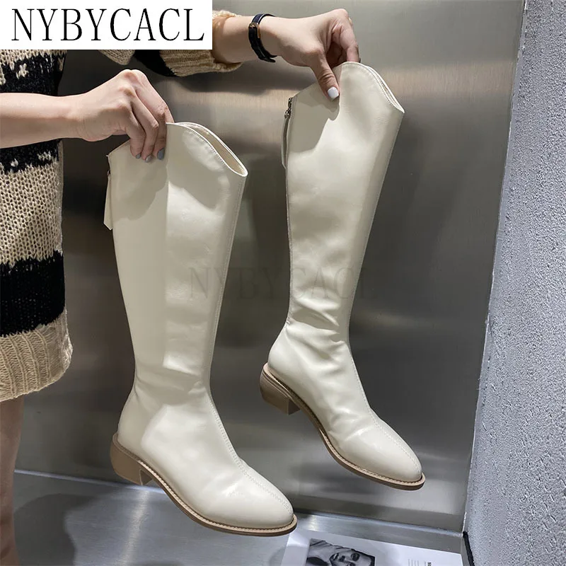 2022 Slim Thigh High Boots Fashion Women Square Heel Knee-High Boots Leather Women's Shoes Black Winter Long Knight Boots Woman
2022 Slim Thigh High Boots Fashion Women Square Heel Knee-High Boots Leather Women's Shoes Black Winter Long Knight Boots Woman