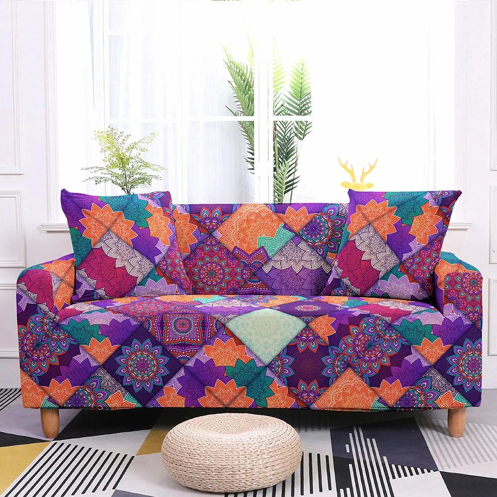 1/2/3/4 Seat Sofa Cover for Living Room Elastic Sofa Cover Mandala Print Stretch Slipcover Corner Sofa Cover Armchair Home Decor
1/2/3/4 Seat Sofa Cover for Living Room Elastic Sofa Cover Mandala Print Stretch Slipcover Corner Sofa Cover Armchair Home Decor