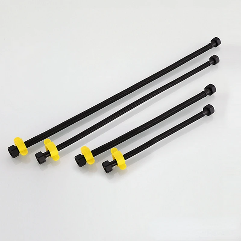 All Black Faucet Water Inlet Hose Water Heater Water Pipe Toilet Connection Inlet Pipe Kitchen Bathroom Cold Hot Mixer Hose
All Black Faucet Water Inlet Hose Water Heater Water Pipe Toilet Connection Inlet Pipe Kitchen Bathroom Cold Hot Mixer Hose