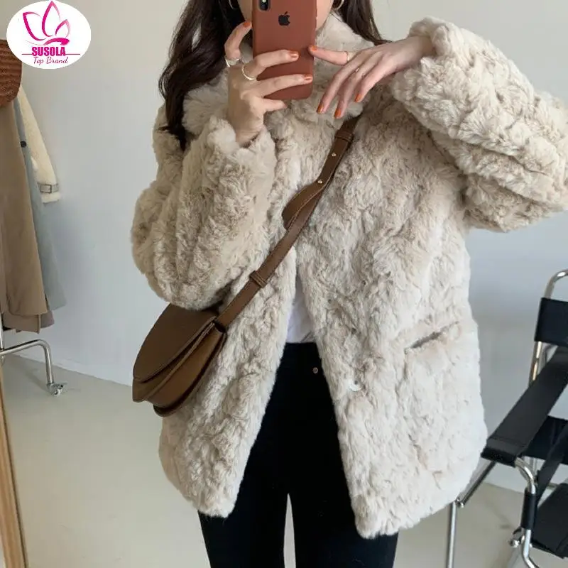 2022 Design Sense Short Woolen Coat Women's Korean Version New Plush Autumn and Winter Trendy Women's Wear Jackets
2022 Design Sense Short Woolen Coat Women's Korean Version New Plush Autumn and Winter Trendy Women's Wear Jackets