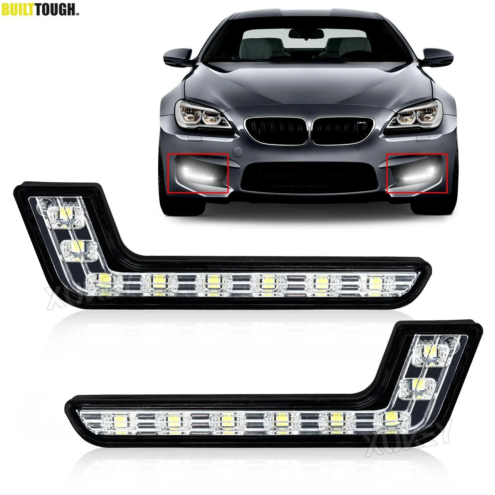 Пара универсальных дневных ходовых огней 8LED SMD 12V L-образный 7-стиль DRL Белый Яркий Водонепроницаемый Передний бампер Противотуманные фары для автомобиля
Пара универсальных дневных ходовых огней 8LED SMD 12V L-образный 7-стиль DRL Белый Яркий Водонепроницаемый Передний бампер Противотуманные фары для автомобиля