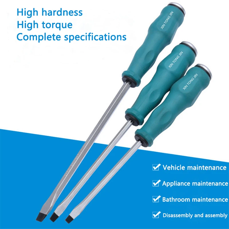 S2 Alloy Steel Screwdriver Hammerable Hand Tools Slotted Phillips Magnetic Head For Car Repair Household Screw Driver 
S2 Alloy Steel Screwdriver Hammerable Hand Tools Slotted Phillips Magnetic Head For Car Repair Household Screw Driver