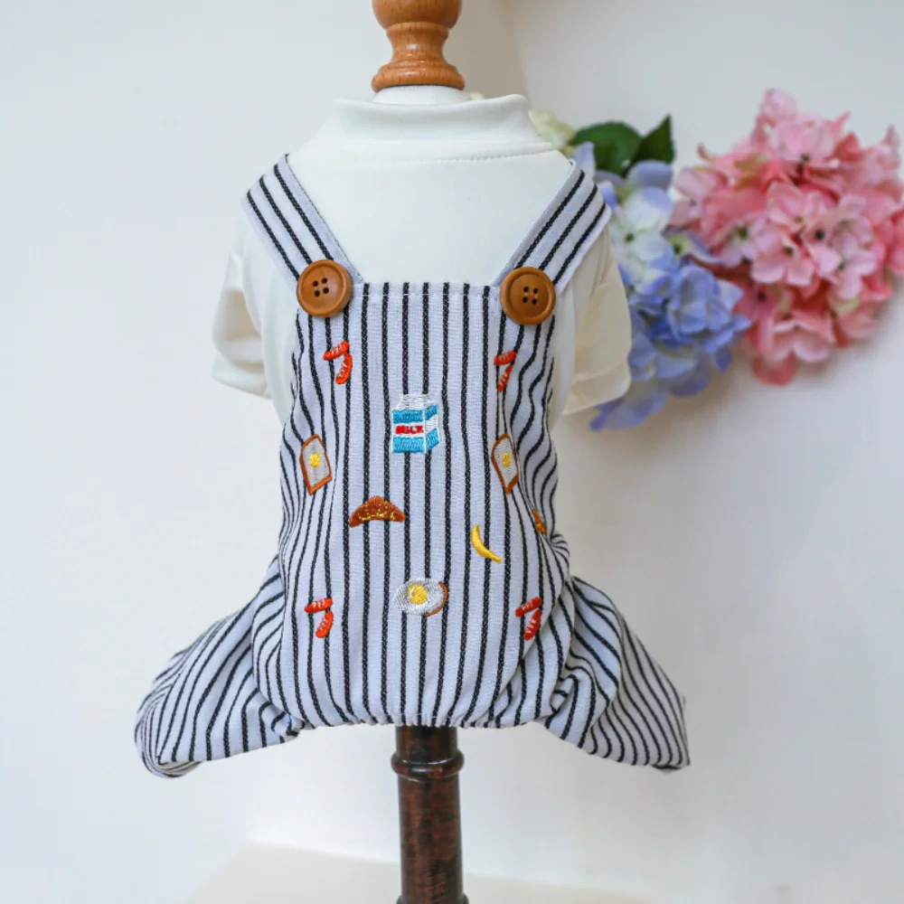Puppy Clothes Spring Autumn Fashion Jumpsuit Cat Cute Cartoon Coat Pet Stripe Cardigan Small Dog Pajamas Chihuahua Yorkshire
Puppy Clothes Spring Autumn Fashion Jumpsuit Cat Cute Cartoon Coat Pet Stripe Cardigan Small Dog Pajamas Chihuahua Yorkshire