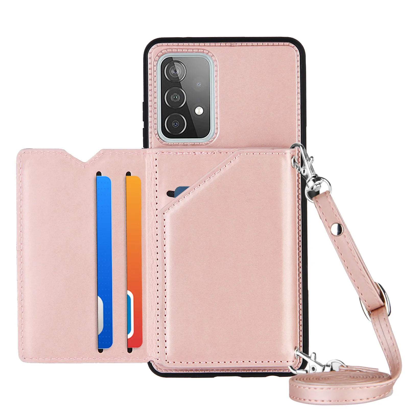 Wallet Purse for Samsung Galaxy S20 S21 FE S22 Plus Ultra A52s 5G A52 A33 A53 A73 Crossbody Case with Card Holder Leather Cover
Wallet Purse for Samsung Galaxy S20 S21 FE S22 Plus Ultra A52s 5G A52 A33 A53 A73 Crossbody Case with Card Holder Leather Cover