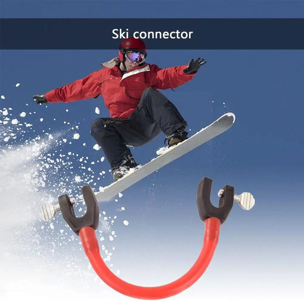 

Зимний сноуборд лыжи коннектор эластичный зажим для детей контроль скорости для начинающих упражнения вспомогательный Devi J8w5
