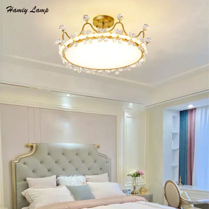 Modern Crystal LED Ceiling Lights Gold Bright Fixture for Bedroom Living Badroom Foyer Room Indoor Home Decoration
Modern Crystal LED Ceiling Lights Gold Bright Fixture for Bedroom Living Badroom Foyer Room Indoor Home Decoration