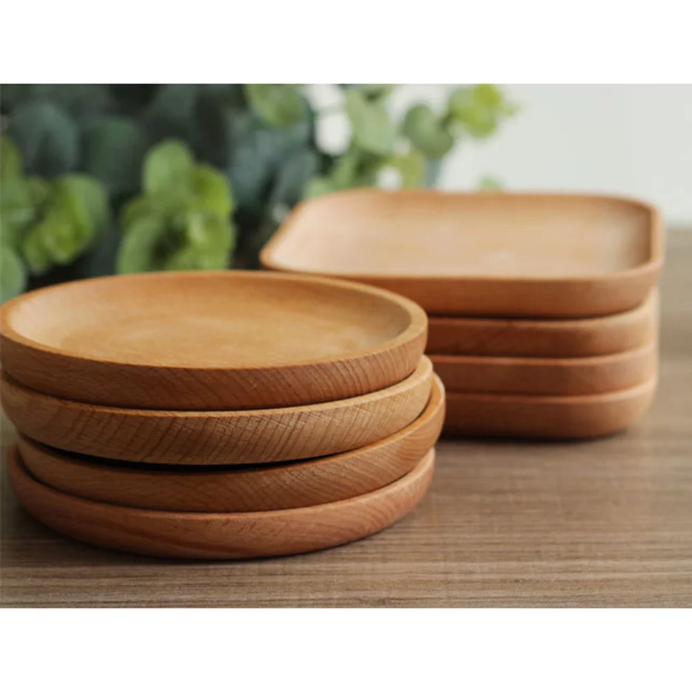 12 CM Wood Serving Tray Baby Divided Plate Platter 12*12*1CM Cup Holding Beach Wooden Food Japaneses Style Round
12 CM Wood Serving Tray Baby Divided Plate Platter 12*12*1CM Cup Holding Beach Wooden Food Japaneses Style Round
