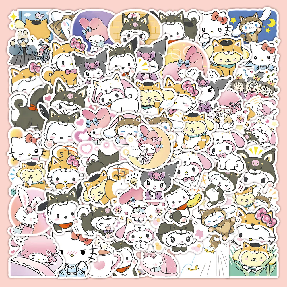 60Pcs new Cute Sanrio Stickers Hello Kitty Stickers Cute Sticker Pack Toys for Girls Notebook Laptop Skin Kawaii Stickers Toy
60Pcs new Cute Sanrio Stickers Hello Kitty Stickers Cute Sticker Pack Toys for Girls Notebook Laptop Skin Kawaii Stickers Toy