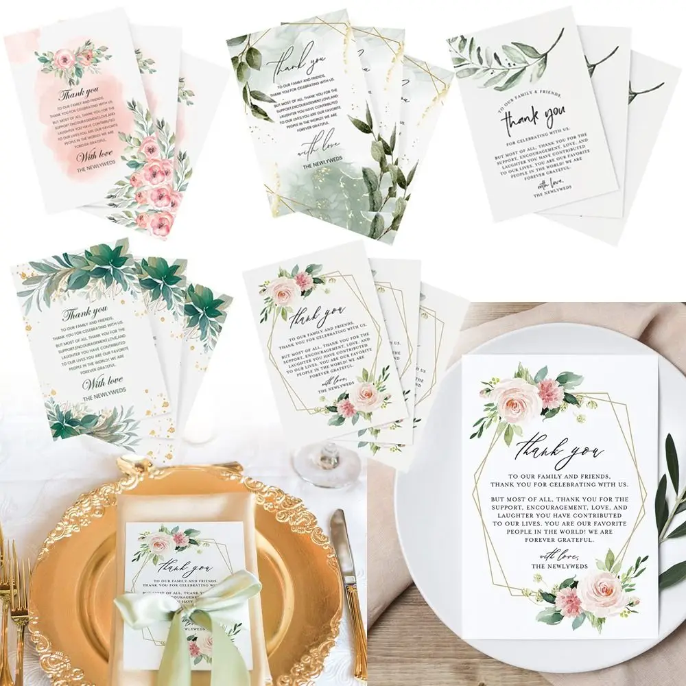 Party Supplies Table Centerpieces Dining-table Decorations Flower Leaves Thank You Cards Wedding Gratitude Labels 
Party Supplies Table Centerpieces Dining-table Decorations Flower Leaves Thank You Cards Wedding Gratitude Labels