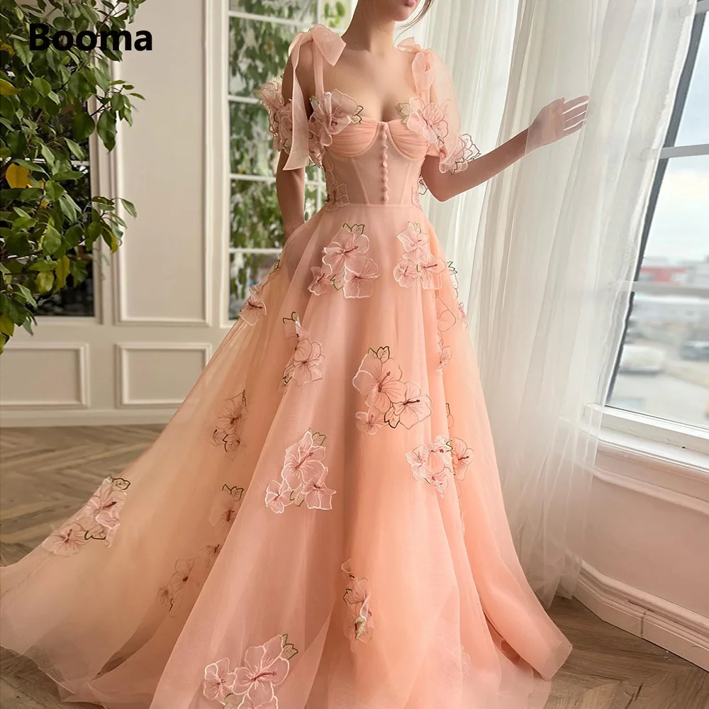 Booma Peach Organza A-Line Maxi Prom Dresses Off the Shoulder Bow Straps Appliqued Flowers Long Wedding Party Dresses Prom Gowns
Booma Peach Organza A-Line Maxi Prom Dresses Off the Shoulder Bow Straps Appliqued Flowers Long Wedding Party Dresses Prom Gowns