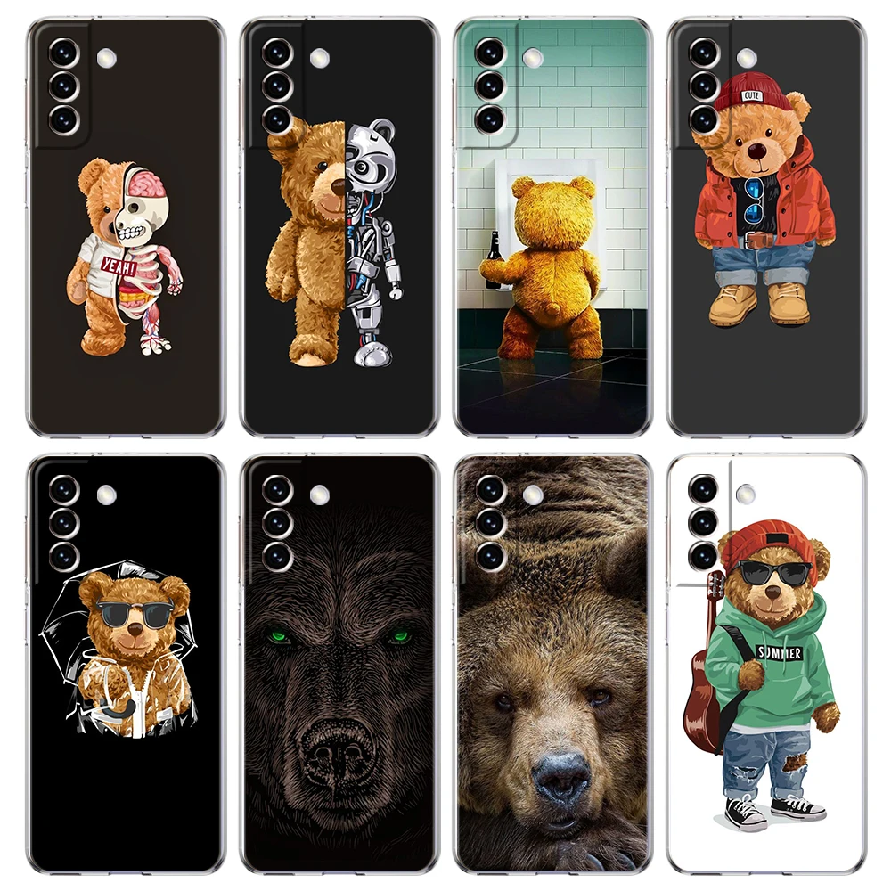 Cartoon Bear Transparent Case For Samsung Galaxy S23 S22 S20 FE Note 20 10 S21 Ultra S10 S10E M21 M31 M32 Plus Shell Fundas Bags
Cartoon Bear Transparent Case For Samsung Galaxy S23 S22 S20 FE Note 20 10 S21 Ultra S10 S10E M21 M31 M32 Plus Shell Fundas Bags