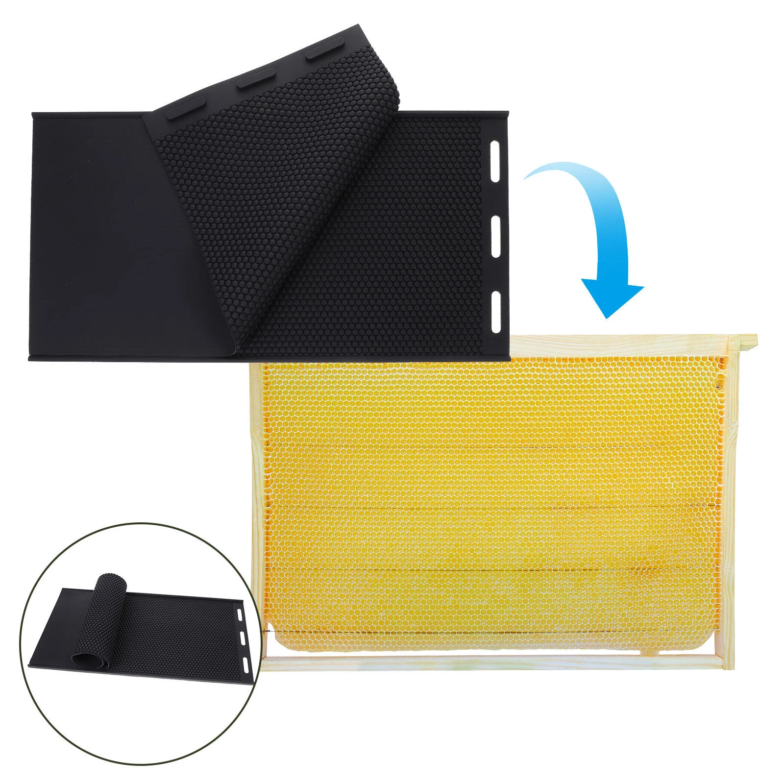 Honeycomb Mold Making Tool Hive Supplies Christmas Decor Beeswax Sheet DIY Supply Foundation Casting Flexible
Honeycomb Mold Making Tool Hive Supplies Christmas Decor Beeswax Sheet DIY Supply Foundation Casting Flexible
