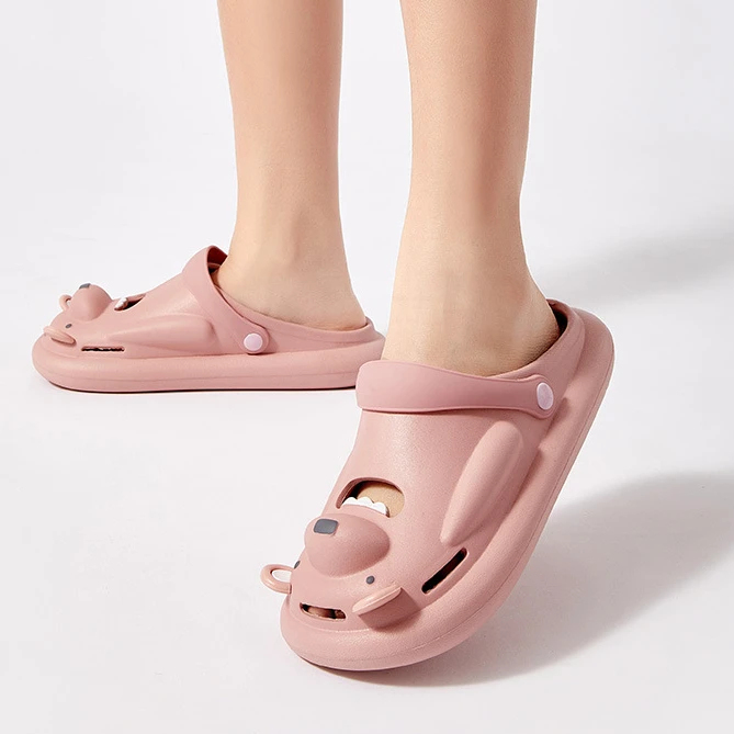 Couple Slippers Ladies Summer Shoes for Beach 2022 New Thick-soled Cartoon Breathable Hole Waterproof Bathroom Women's Slides
Couple Slippers Ladies Summer Shoes for Beach 2022 New Thick-soled Cartoon Breathable Hole Waterproof Bathroom Women's Slides