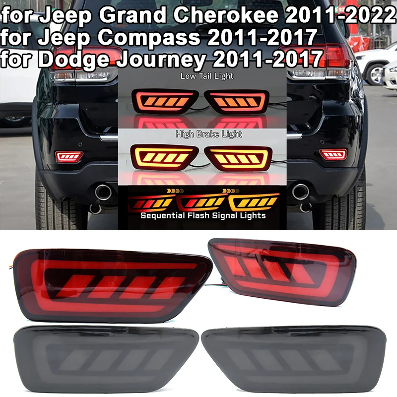 Car LED Tai Lights Brake Lights Flowing Turn Signal Lights for Jeep Grand Cherokee 2011-2022 Compass Dodge Journey 2011-2017
Car LED Tai Lights Brake Lights Flowing Turn Signal Lights for Jeep Grand Cherokee 2011-2022 Compass Dodge Journey 2011-2017
