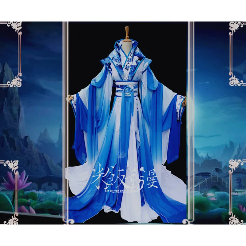 Gradient Blue Chinese Hanfu Gorgeous Men Ancient Traditional Embroidered Hanfu Carnival Cosplay Costume Movie Hua Xu Yin Mu Yan
Gradient Blue Chinese Hanfu Gorgeous Men Ancient Traditional Embroidered Hanfu Carnival Cosplay Costume Movie Hua Xu Yin Mu Yan
