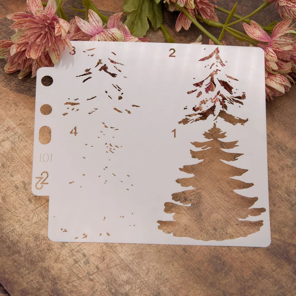 14x13cm Christmas Snow Pine Tree DIY Layering Stencils Painting Scrapbook Coloring Embossing Album Decorative Template
14x13cm Christmas Snow Pine Tree DIY Layering Stencils Painting Scrapbook Coloring Embossing Album Decorative Template