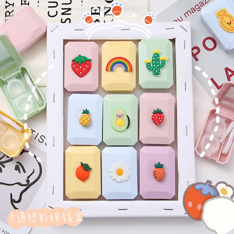 Cute Mini Cosmetic Contact Lenses Box Contact Lens Case for Eyes Care Travel Kit Holder Container Travel Accessories Fruit Style
Cute Mini Cosmetic Contact Lenses Box Contact Lens Case for Eyes Care Travel Kit Holder Container Travel Accessories Fruit Style