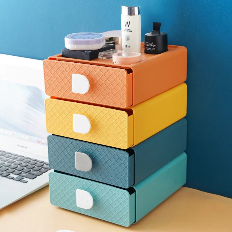 Household Desktop Drawer Storage Box Stackable Office Plastic Storage Box Student Makeup Sundries Sorting Box Organizer
Household Desktop Drawer Storage Box Stackable Office Plastic Storage Box Student Makeup Sundries Sorting Box Organizer