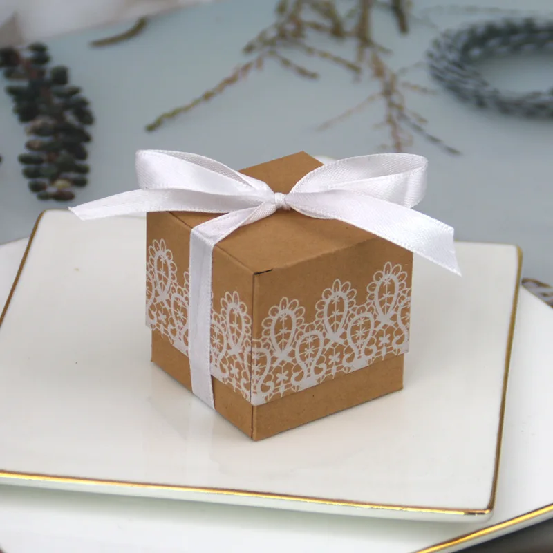 20pcs Candy Dragee Gift Box Kraft Paper Square Candy Box with Ribbon for Baby Shower Birthday Wedding Party Decor Packaging Box
20pcs Candy Dragee Gift Box Kraft Paper Square Candy Box with Ribbon for Baby Shower Birthday Wedding Party Decor Packaging Box