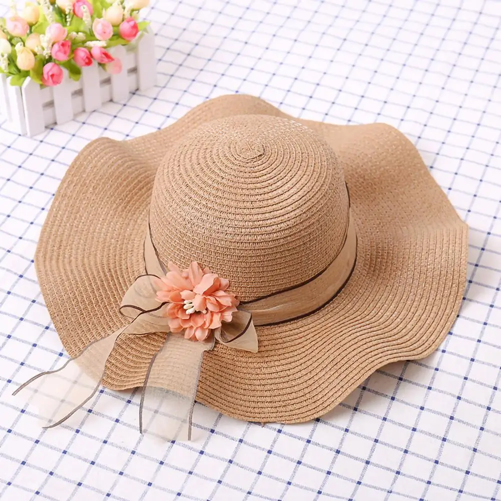 Flower Decor Lace-up Bowknot Round Dome Sun Hat Women Wave Brim Floppy Straw Hat Sun Hat шляпа женская летняя
Flower Decor Lace-up Bowknot Round Dome Sun Hat Women Wave Brim Floppy Straw Hat Sun Hat шляпа женская летняя
