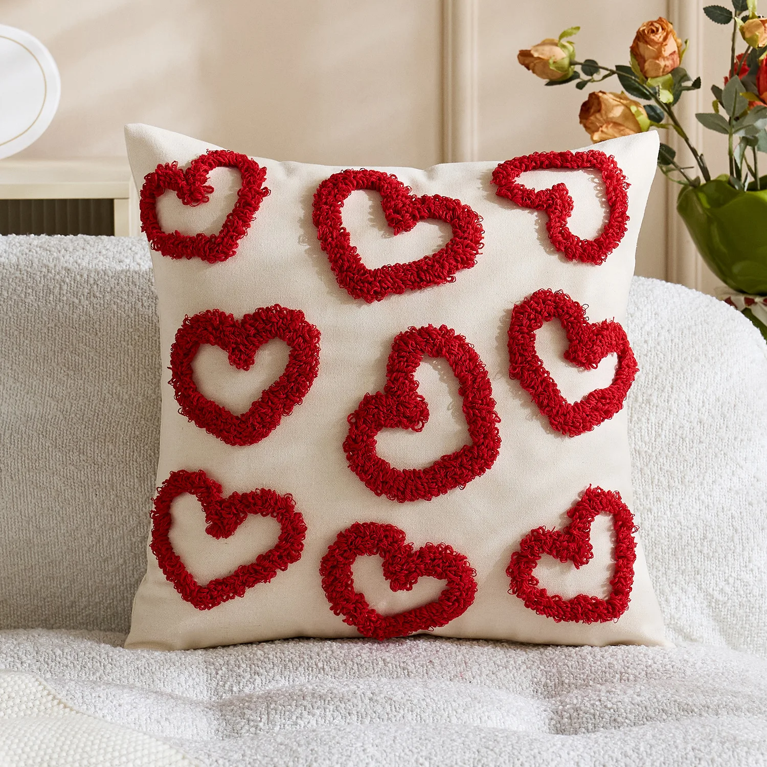 Декоративные наволочки inyahome сердечки из полиэстера
Декоративные наволочки inyahome сердечки из полиэстера