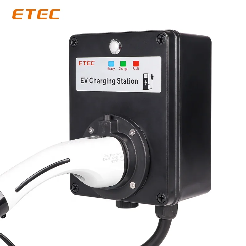 Single-phase 32A 7.3KW Basic EV Charging wallbox type 2 Plug with 5 meters cable, RCMU function
Single-phase 32A 7.3KW Basic EV Charging wallbox type 2 Plug with 5 meters cable, RCMU function